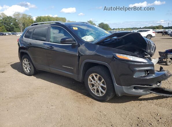 1C4PJMCS7GW326840 2016 JEEP CHEROKEE Черный Передняя правая четверть
