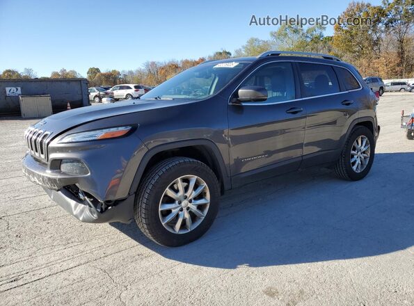 1C4PJMDBXHW625593 2017 JEEP CHEROKEE Угольный Передняя левая четверть