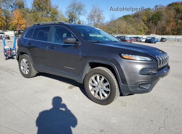 1C4PJMDBXHW625593 2017 JEEP CHEROKEE Угольный Передняя правая четверть