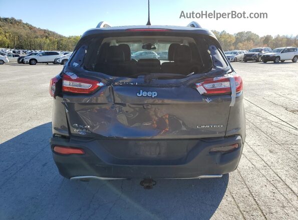 1C4PJMDBXHW625593 2017 JEEP CHEROKEE Угольный Вид сзади