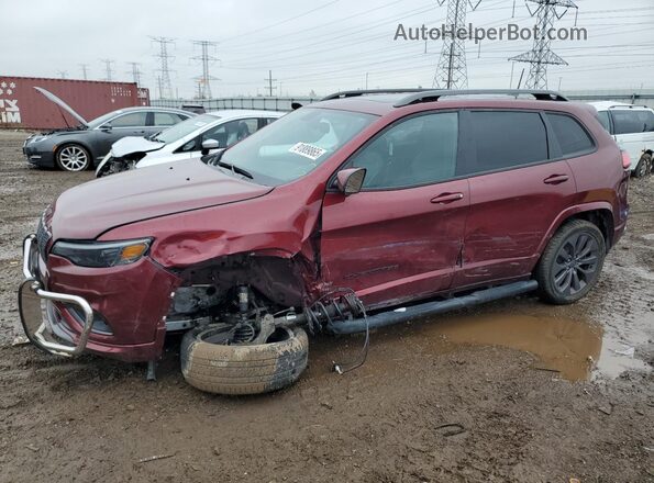 1C4PJMDN9LD580094 2020 JEEP CHEROKEE Красный Передняя левая четверть