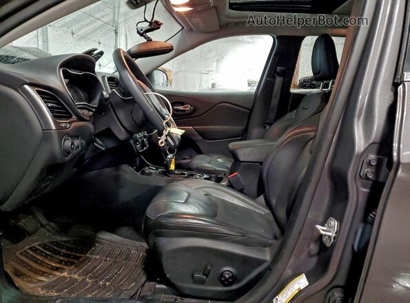 1C4PJMDX3KD231903 2019 JEEP CHEROKEE Gray Vista interior delantera