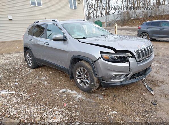 1C4PJMLB1LD560106 2020 JEEP CHEROKEE Серебряный Передняя правая четверть