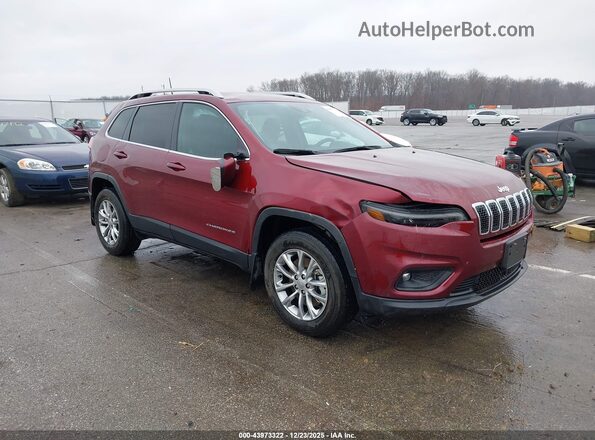 1C4PJMLB6MD216448 2021 JEEP CHEROKEE Maroon წინა მარჯვენა