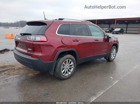 1C4PJMLB6MD216448 2021 JEEP CHEROKEE Maroon უკანა მარჯვენა