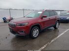 2021 Jeep Cherokee Latitude Plus 4x4 Maroon vin: 1C4PJMLB6MD216448