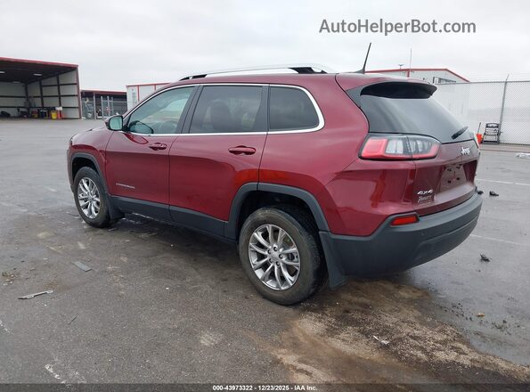 1C4PJMLB6MD216448 2021 JEEP CHEROKEE Maroon უკანა მარცხენა