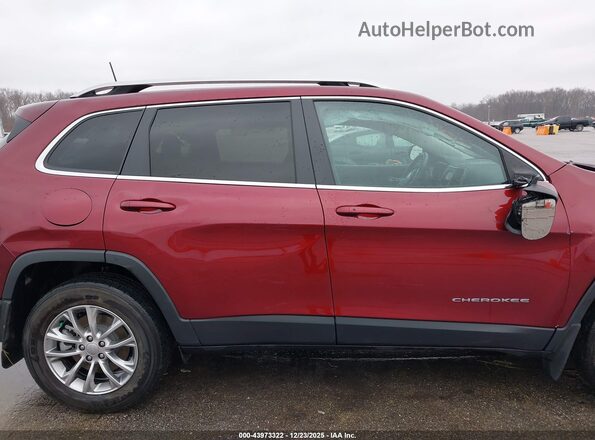 1C4PJMLB6MD216448 2021 JEEP CHEROKEE Maroon უკანა სალონის ხედი