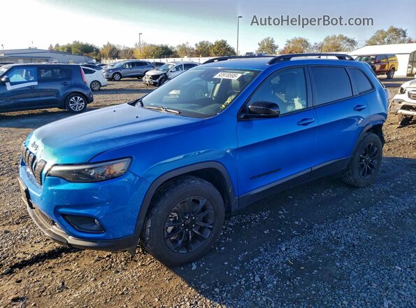 1C4PJMMB0PD114503 2023 JEEP CHEROKEE Синий Передняя левая четверть