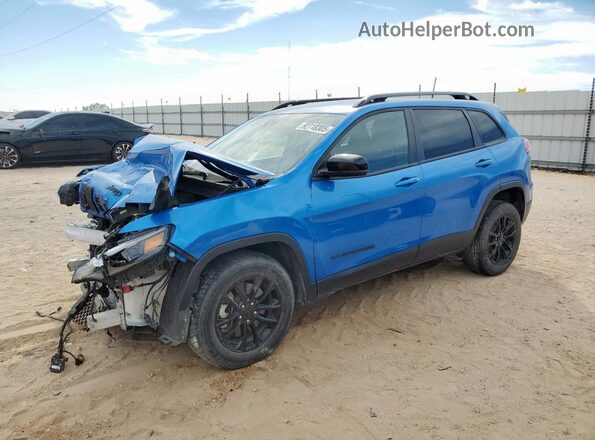 1C4PJMMB5PD114139 2023 JEEP CHEROKEE Blue Передня ліва чверть