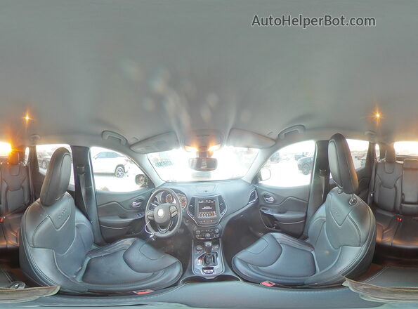 1C4PJMMB8PD111090 2023 JEEP CHEROKEE White Widok wnętrza 360 stopni
