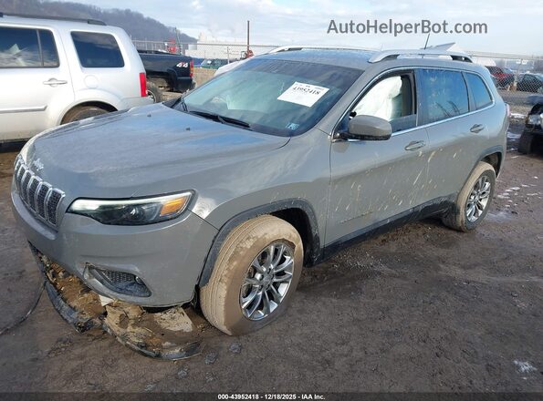 1C4PJMMX0MD213412 2021 JEEP CHEROKEE Серый Передняя левая четверть