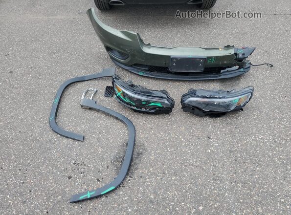 1C4PJMMX1MD222412 2021 JEEP CHEROKEE Зеленый Вид подкапотного пространства