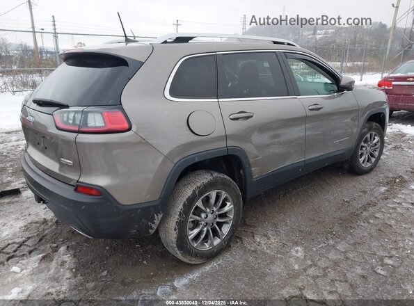 1C4PJMMX9MD154344 2021 JEEP CHEROKEE Tan Rear right