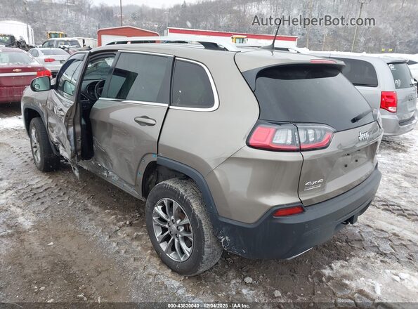 1C4PJMMX9MD154344 2021 JEEP CHEROKEE Tan Rear left