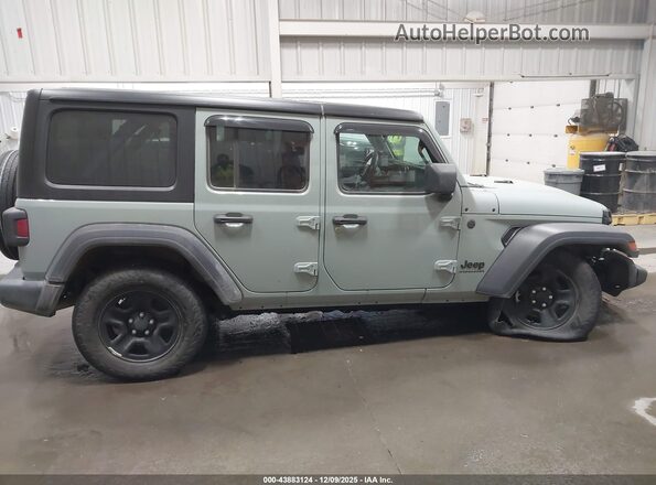 1C4PJXDG0RW313670 2024 JEEP WRANGLER Бирюзовый Вид задней части салона