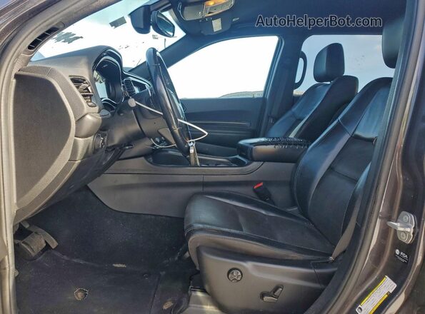 1C4RDJDG3MC695233 2021 DODGE DURANGO Gray Вид салону спереду