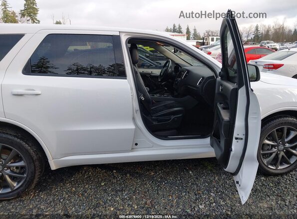 1C4RDJDG4JC290669 2018 DODGE DURANGO Белый Вид салона спереди