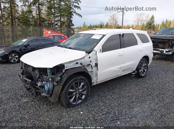 1C4RDJDG4JC290669 2018 DODGE DURANGO Белый Передняя левая четверть