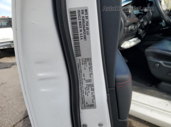 1C4RDJDG4PC615927 2023 DODGE DURANGO Белый Панорамный вид салона 360°