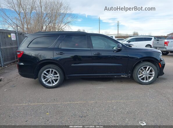 1C4RDJDG7PC628008 2023 DODGE DURANGO Черный Вид задней части салона
