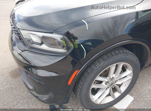 1C4RDJDG7PC628008 2023 DODGE DURANGO Черный Вид спереди