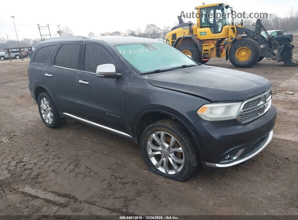 1C4RDJEG3GC484648 2016 DODGE DURANGO Gray Przód prawy