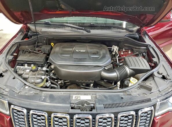 1C4RJEAG4KC534584 2019 JEEP GRAND Темно-бордовый Вид подкапотного пространства
