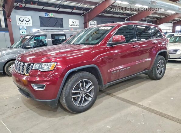 1C4RJEAG4KC534584 2019 JEEP GRAND Темно-бордовый Передняя левая четверть