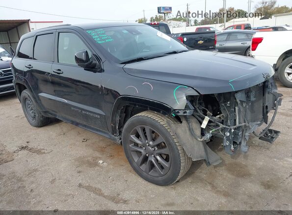 1C4RJECG3JC412195 2018 JEEP GRAND CHEROKEE Черный Передняя правая четверть