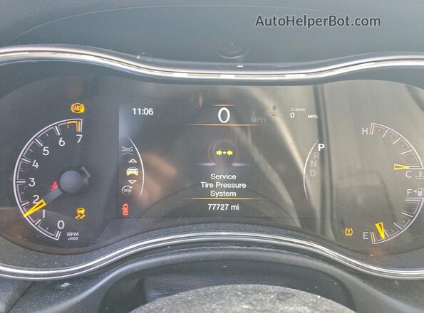 1C4RJFAG7LC144957 2020 JEEP GRAND Бордовый Вид щитка приборов
