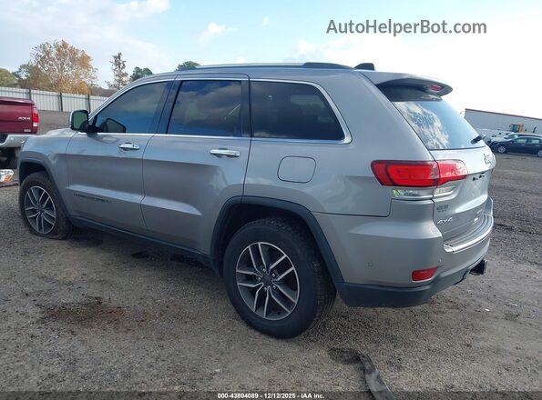 1C4RJFBG4LC380707 2020 JEEP GRAND CHEROKEE Серый Задняя левая четверть