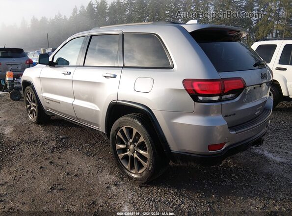 1C4RJFBG6GC384666 2016 JEEP GRAND CHEROKEE Серебряный Задняя левая четверть