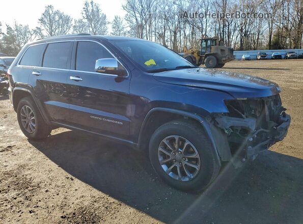 1C4RJFBG7GC324766 2016 JEEP GRAND Синий Передняя правая четверть