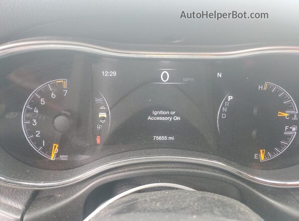 1C4RJFBG7JC299701 2018 JEEP GRAND Белый Вид щитка приборов