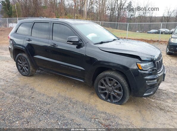 1C4RJFCG5JC203448 2018 JEEP GRAND CHEROKEE Черный Передняя правая четверть