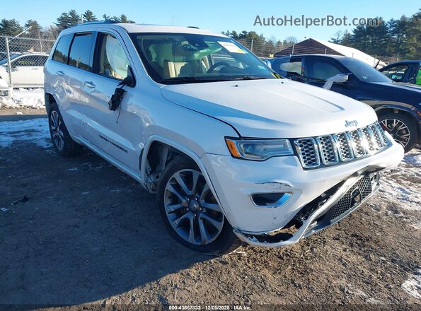 1C4RJFCG6JC215821 2018 JEEP GRAND CHEROKEE Белый Передняя правая четверть