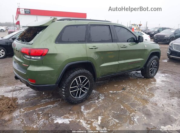 1C4RJFLT6MC632082 2021 JEEP GRAND CHEROKEE Зеленый Задняя правая четверть