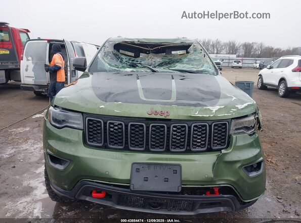 1C4RJFLT6MC632082 2021 JEEP GRAND CHEROKEE Зеленый Вид спереди