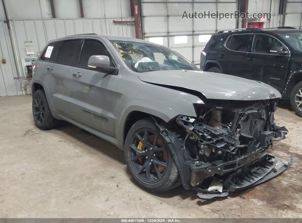 1C4RJFN98MC817591 2021 JEEP GRAND CHEROKEE Серый Передняя правая четверть