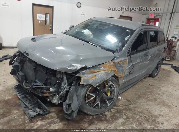 1C4RJFN98MC817591 2021 JEEP GRAND CHEROKEE Серый Передняя левая четверть