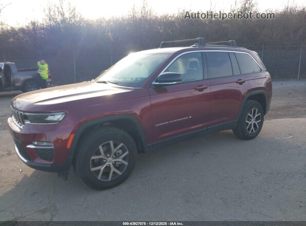 1C4RJHBG6SC311186 2025 JEEP GRAND CHEROKEE Бордовый Передняя левая четверть