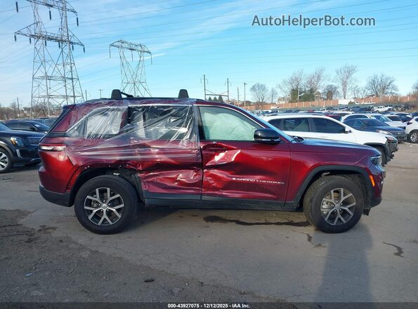 1C4RJHBG6SC311186 2025 JEEP GRAND CHEROKEE Бордовый Панорамный вид салона 360°