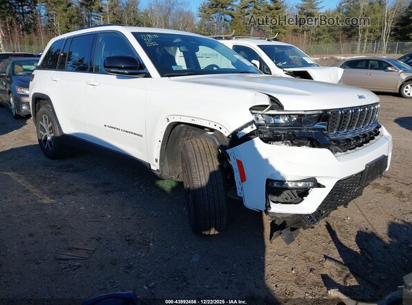 1C4RJHBG7PC643306 2023 JEEP GRAND CHEROKEE Белый Передняя правая четверть