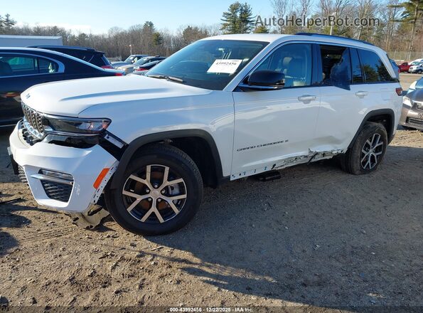 1C4RJHBG7PC643306 2023 JEEP GRAND CHEROKEE Белый Передняя левая четверть