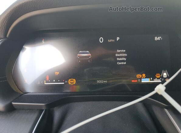1C4RJKAG8S8673733 2025 JEEP GRAND White Instrument cluster view