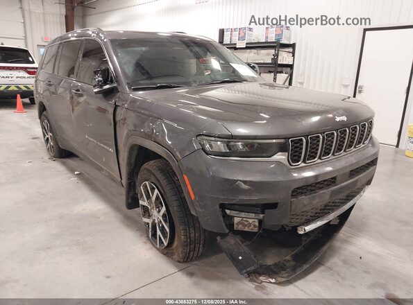 1C4RJKBG2S8709186 2025 JEEP GRAND CHEROKEE L Серый Передняя правая четверть