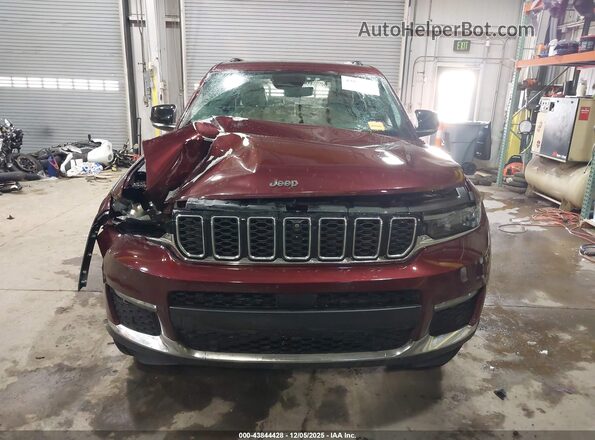 1C4RJKBG5P8854150 2023 JEEP GRAND CHEROKEE L Burgundy Вид щитка приладів
