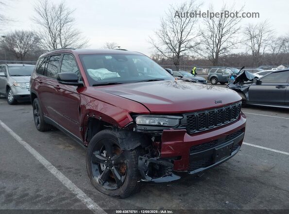 1C4RJKBG5R8577860 2024 JEEP GRAND CHEROKEE L Burgundy Передня права чверть