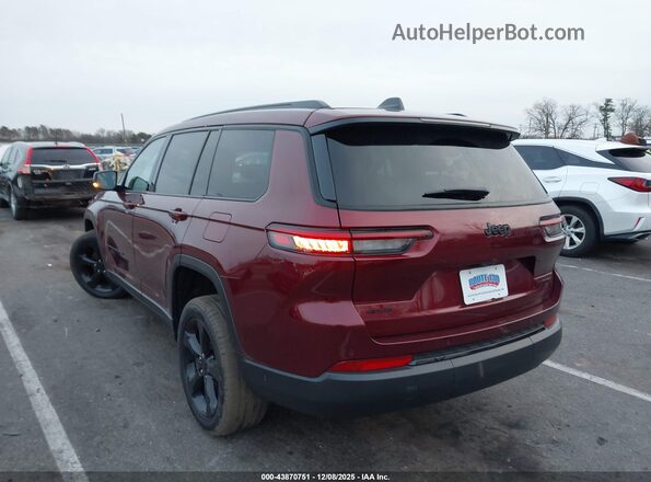 1C4RJKBG5R8577860 2024 JEEP GRAND CHEROKEE L Burgundy Задня ліва чверть